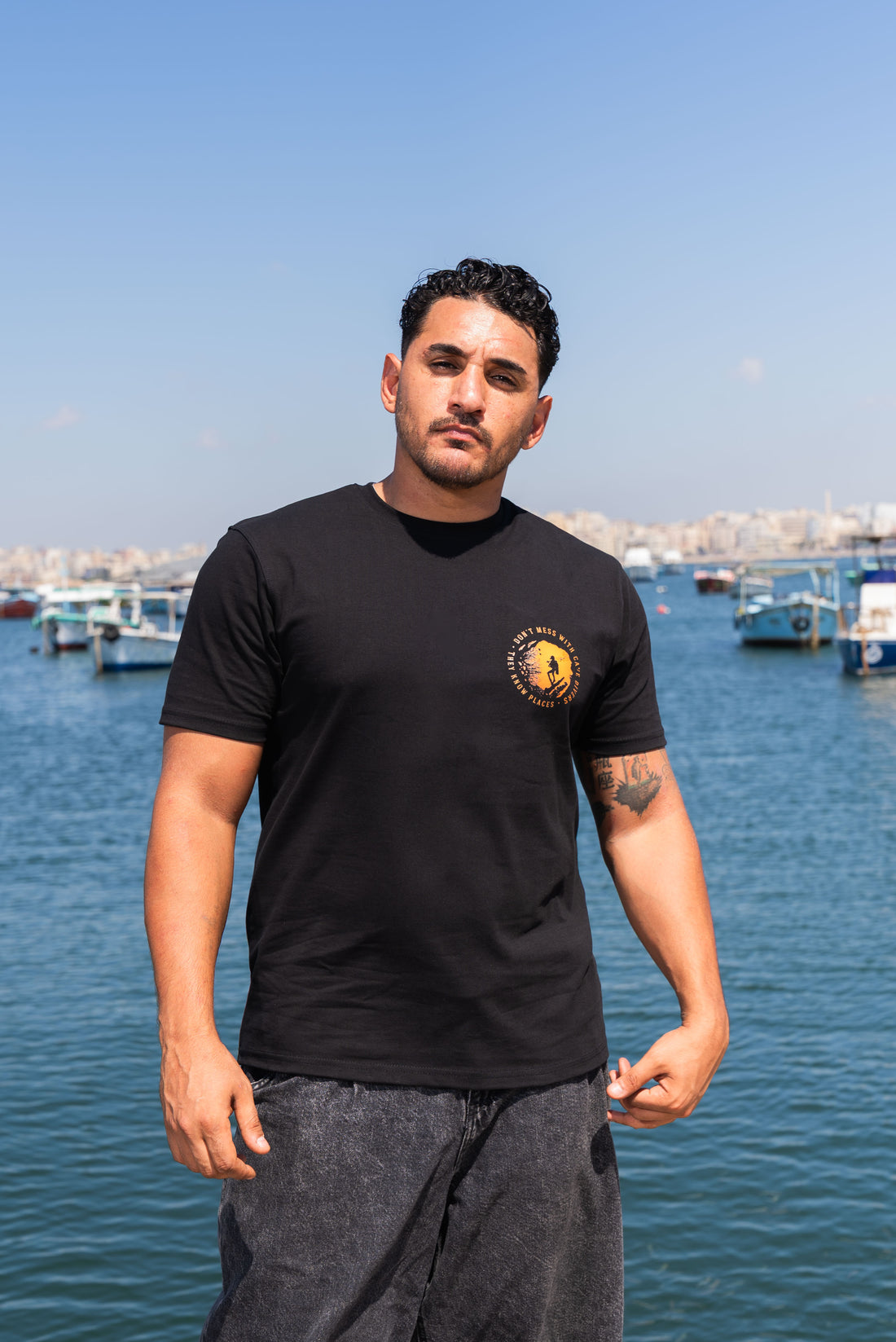 “Don’t Mess With Cave Divers” Tee in Black